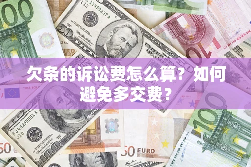 北京欠条的诉讼费怎么算？如何避免多交费？
