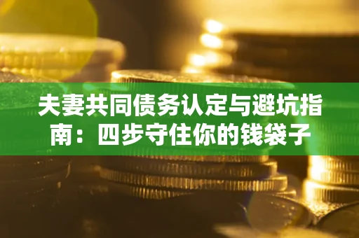 北京夫妻共同债务认定与避坑指南：四步守住你的钱袋子